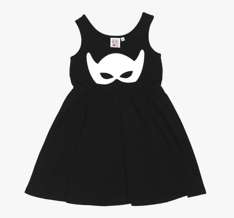 Beau Loves Super Girl Dress - Little Black Dress, transparent png download