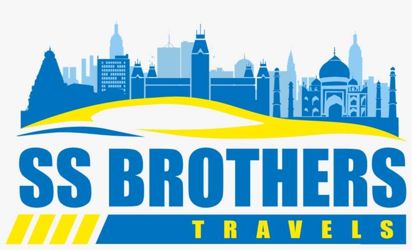 Ss Brothers Travels Introduced New Logo - Blaues Taj Mahal Grußkarte, transparent png download