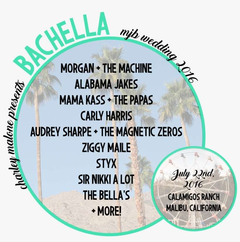 Inspired By The Coachella Arts And Music Festival Wedding - Circle, transparent png download