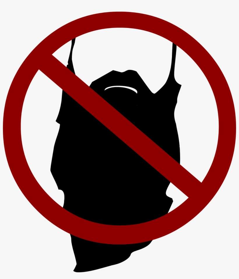 Beard Ban T-shirt Beard Ban - Anti Beard, transparent png download