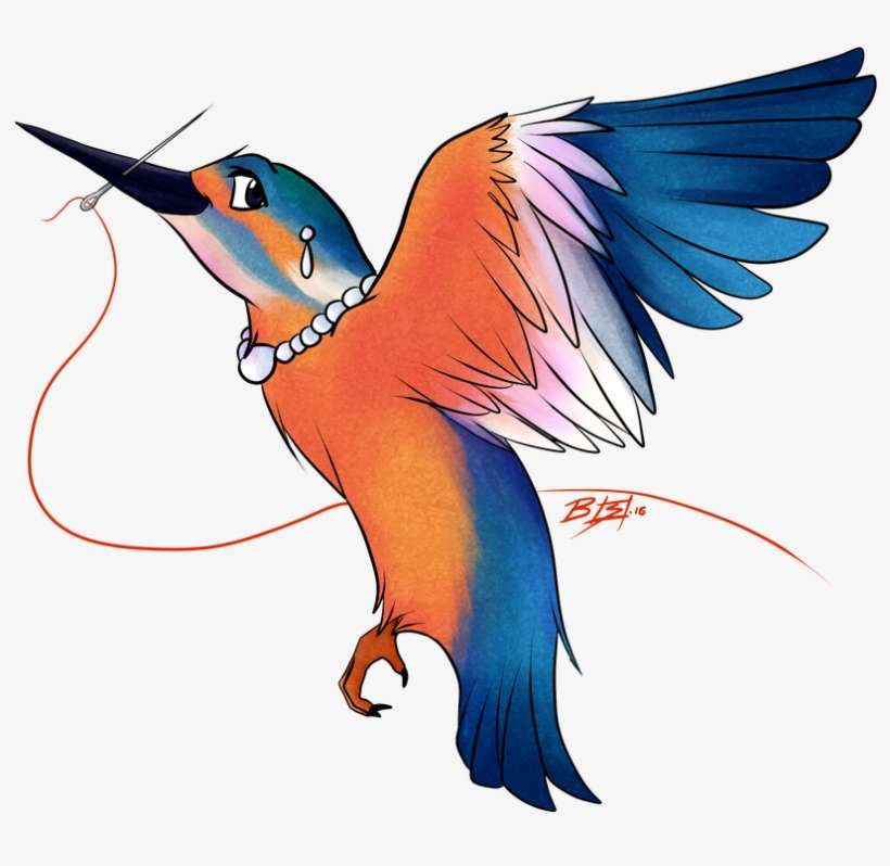 Hummingbird Clipart Kingfisher - Comics, transparent png download