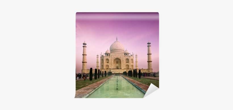 Taj Mahal On Sunset, Agra, India Wall Mural • Pixers® - Taj Mahal, transparent png download