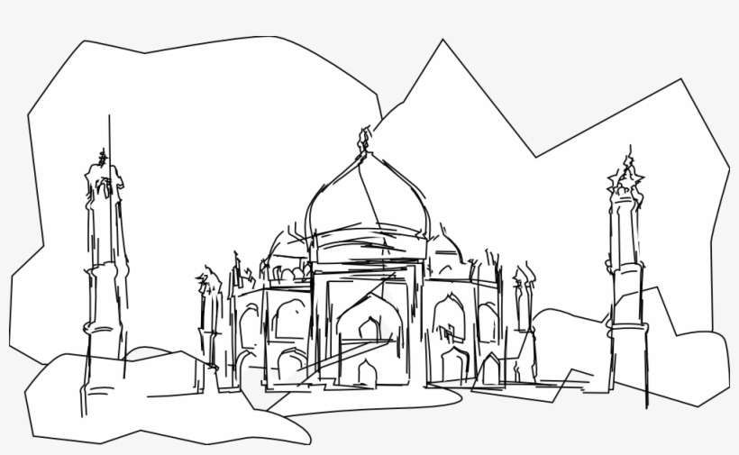 Taj Mahal Clip Art - Taj Mahal, transparent png download