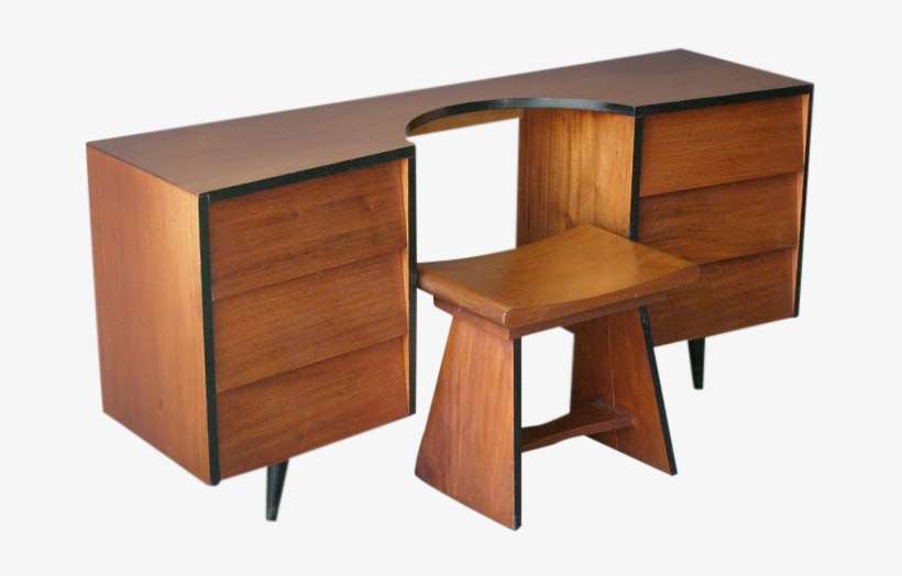 Ladies Dressing Table With A Stool €2,480 - 1950s, transparent png download