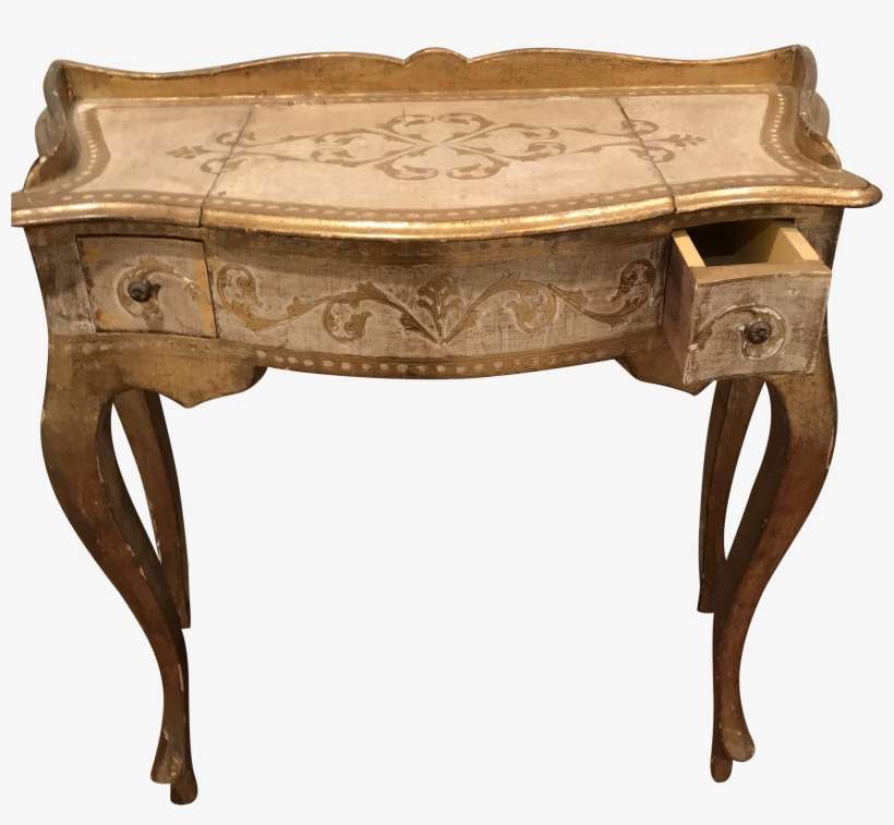 Italy Florentine Vanity Dressing Table On Chairish - Sofa Tables, transparent png download