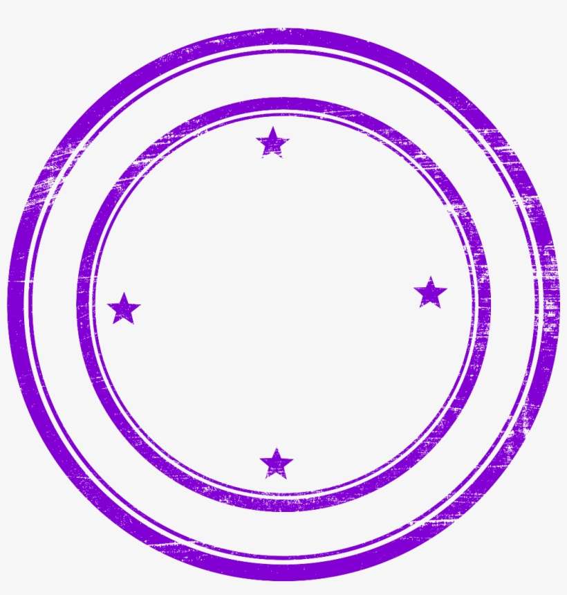 Ftestickers Circle Stamp Empty Fortext Grunge 4asno4i - Empty Stamp, transparent png download