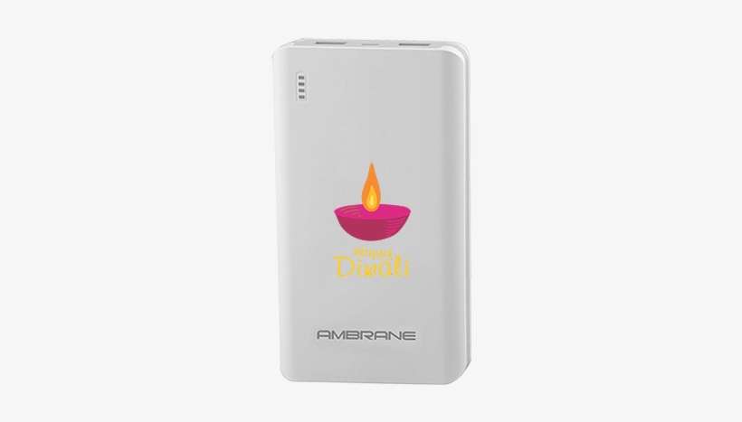 Happy Diwali Ambrane Pp 2000 20000mah Power Bank White - Birthday, transparent png download