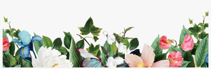 Footer-floral - Kari Jobe The Garden, transparent png download