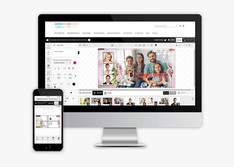 Photo Album Design Software - Web-to-print, transparent png download