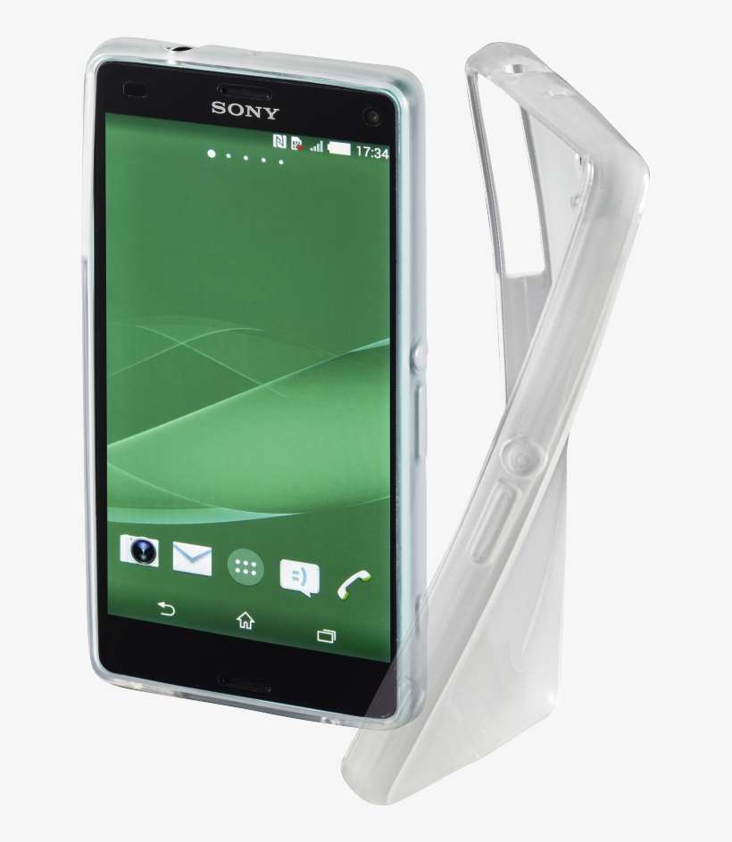 "crystal" Cover For Sony Xperia Z3 Compact, Transparent - Sony Xperia Z3 Compact Crystal Cover Transparent, transparent png download