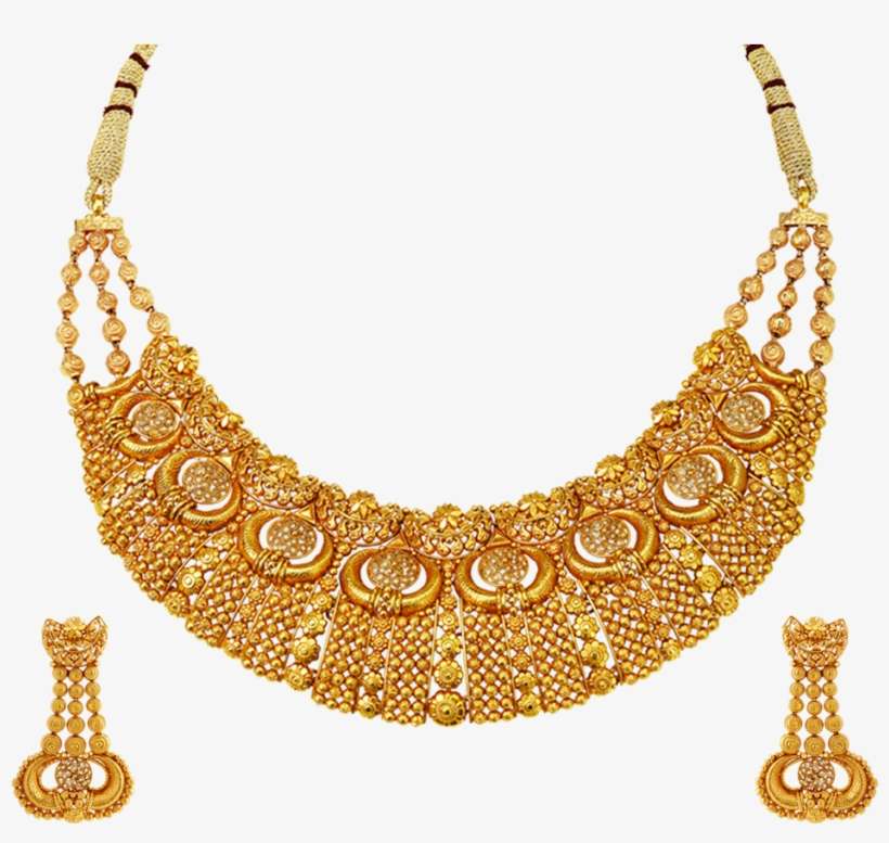 Necklace Set Tanishq Gold Necklace Png Png Image Transparent Png