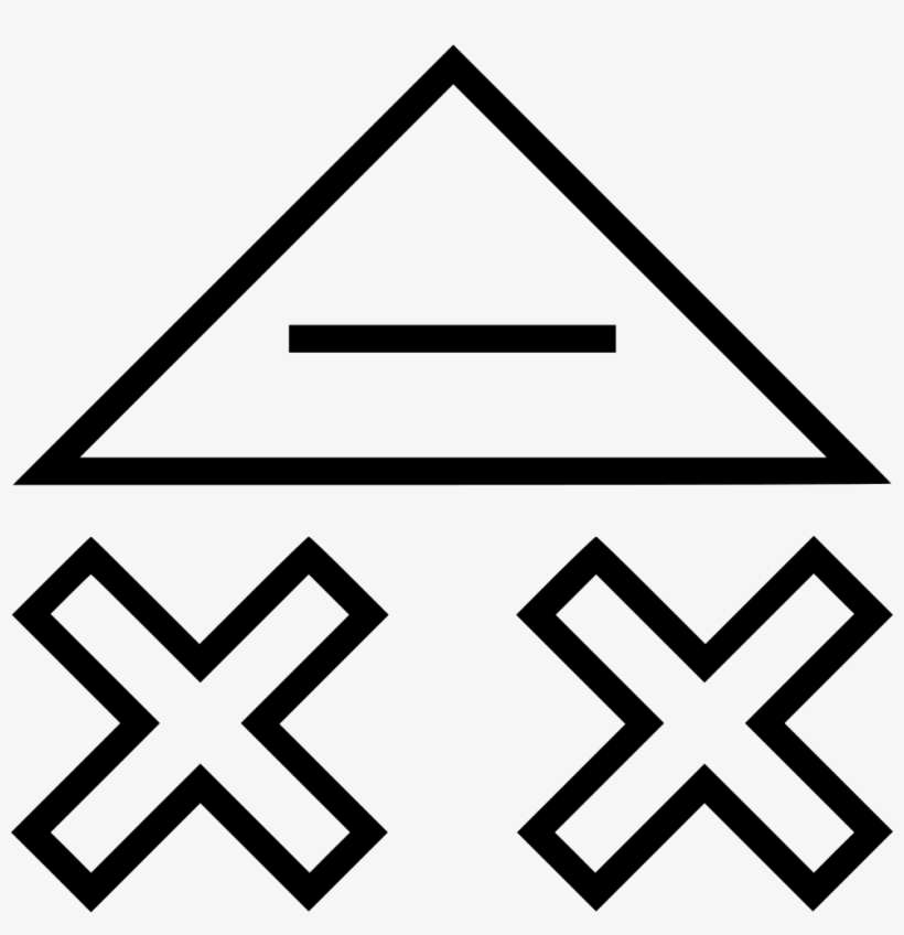 X Up Arrow Design Comments - Cross Sign White, transparent png download