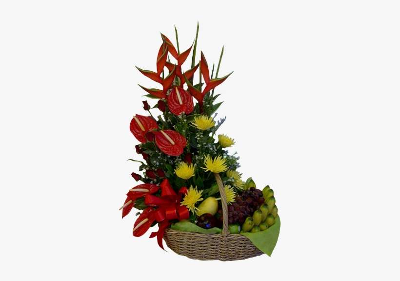 Send Gift Basket Of Fruits And Flowers To Manila - Manila, transparent png download