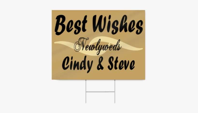 Best Wishes Sign - Best Mum Yard Sign, transparent png download