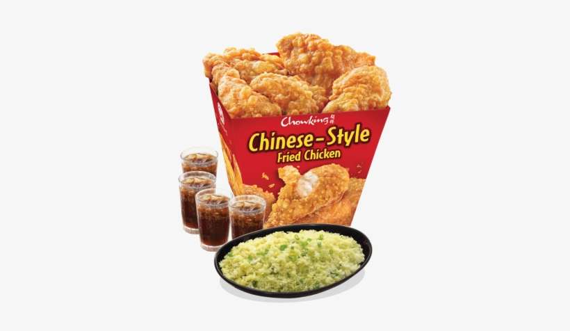 8pc Chinese Style Fried Chicken With Drinks And Egg - Chinese Style Fried Chicken, transparent png download