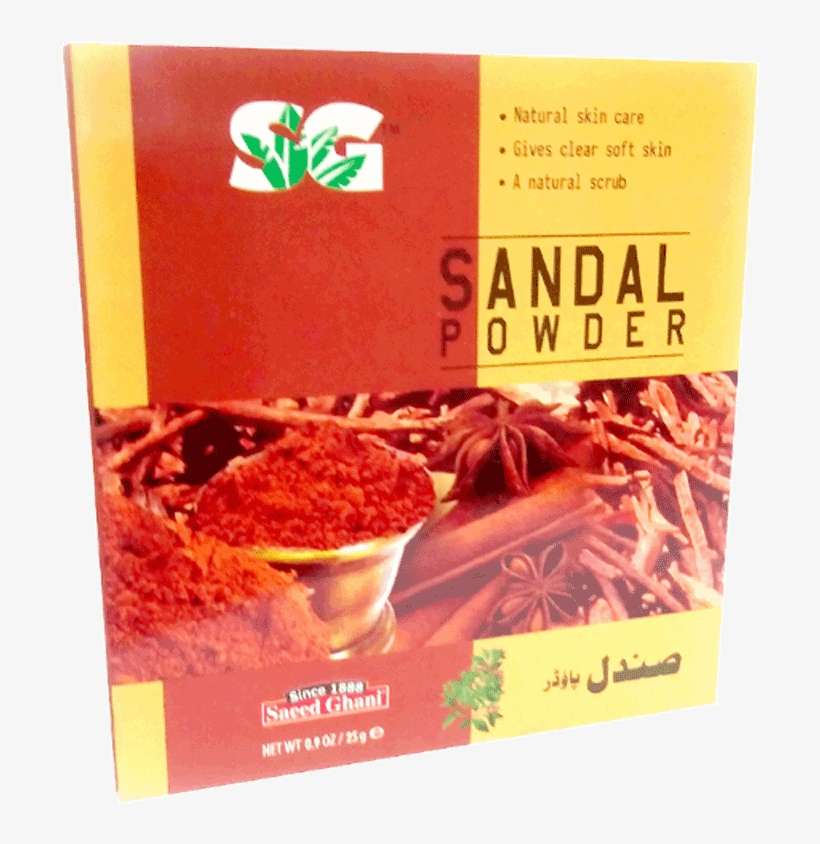 Saeed Ghani Sandalwood Powder 25 Grams - Sandalwood Powder In Pakistan, transparent png download