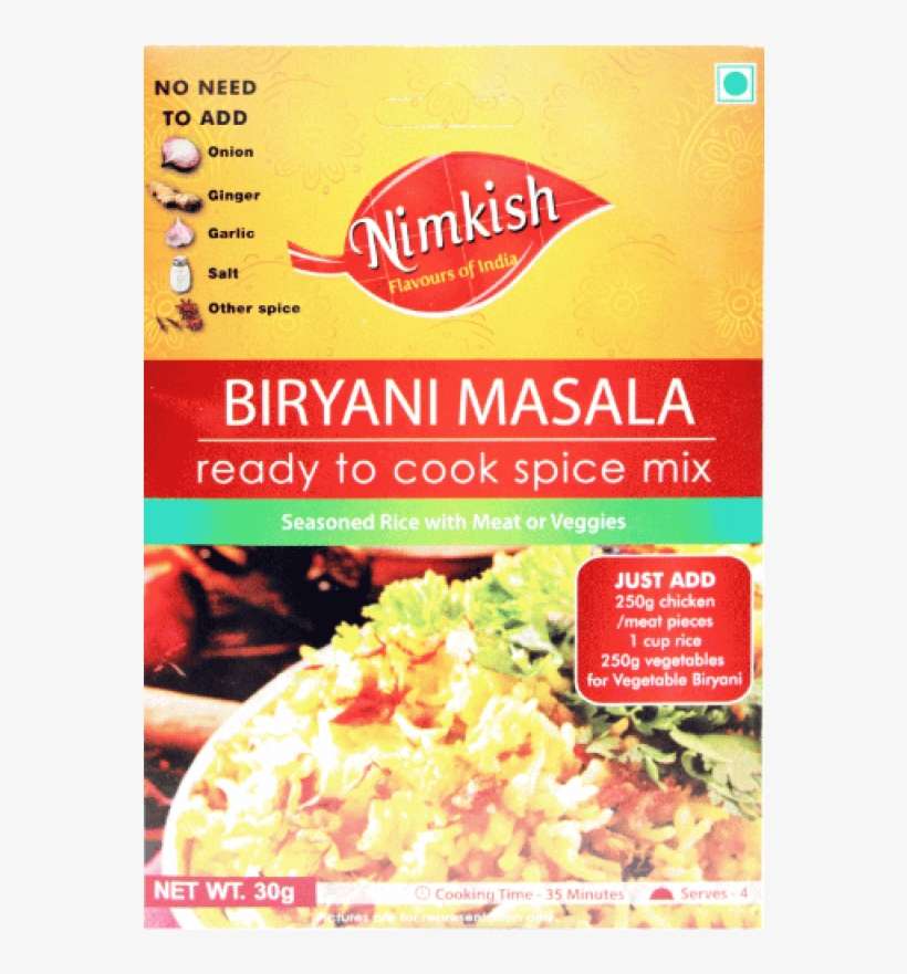On Sale Biryani Masala Spice Mix - Nimkish Biryani Masala, transparent png download