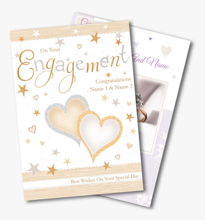 Wedding Cards Personalise With A Name, Date And Number - Greeting Card, transparent png download