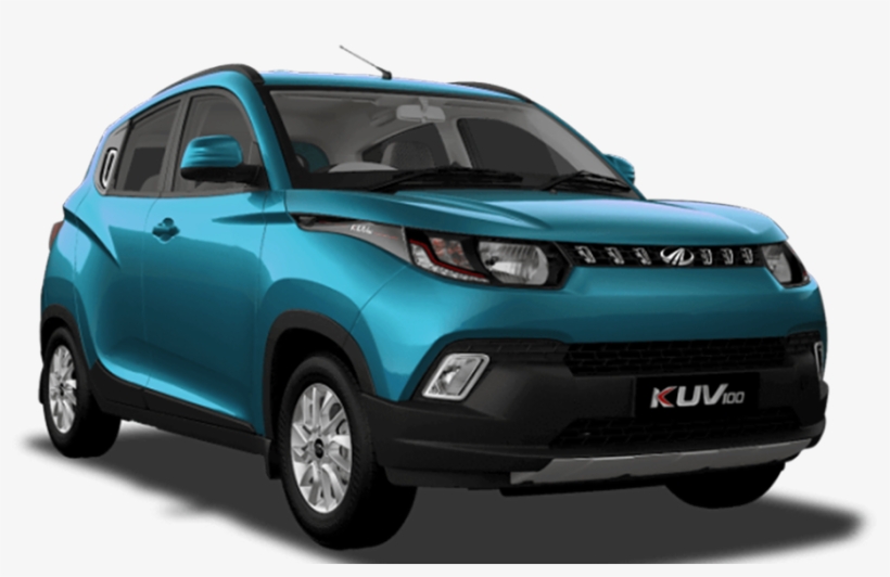 Mahindra Kuv100 Aqumarine Blue Color - Mahindra Kuv100 Silver Color, transparent png download