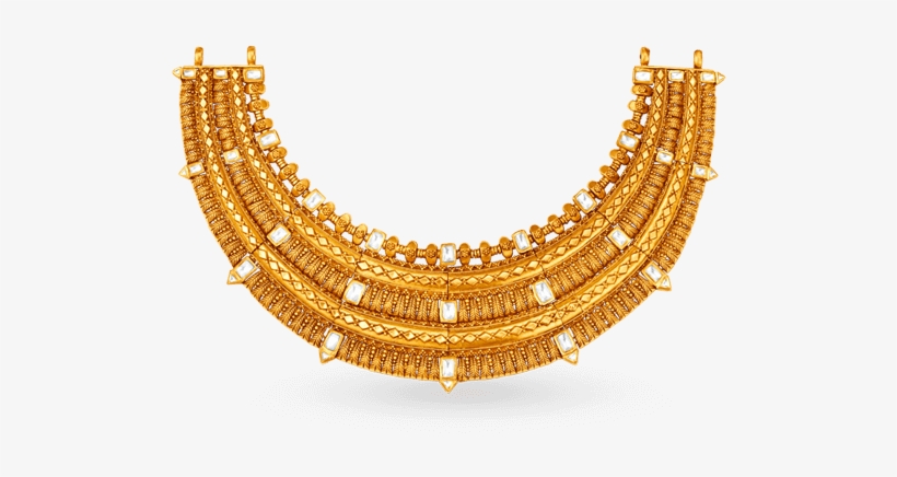 Tanishq Utsava Necklace Set - Necklace, transparent png download