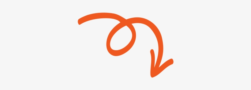 Dental Website Design Arrow Orange - Web Design, transparent png download