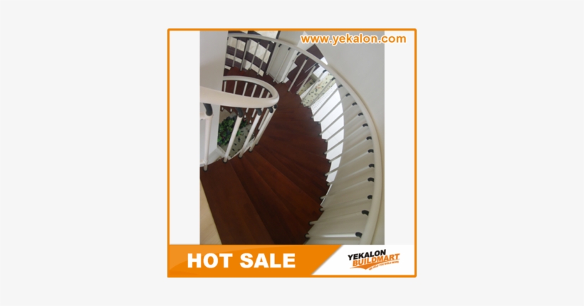 Yekalon Latest Modern Wooden Curved Staircase - Stairs, transparent png download