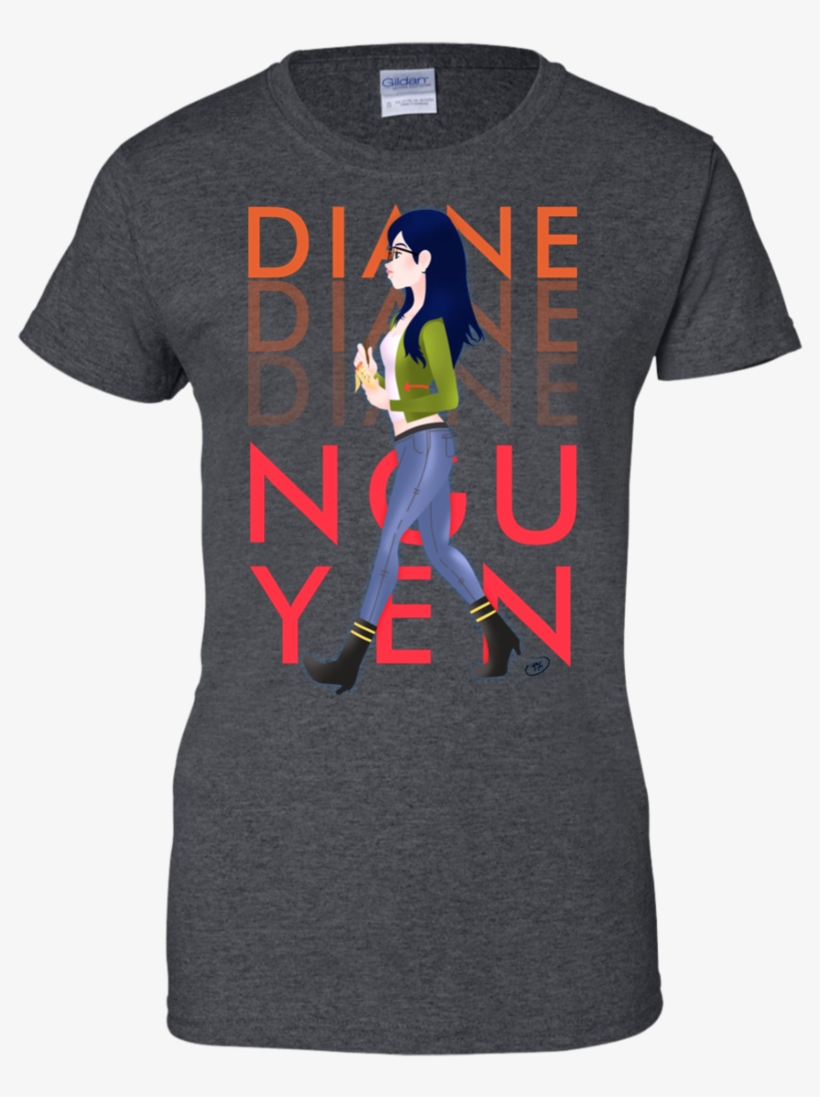 Diane Nguyen Bojack Horseman T Shirt & Hoodie - Just Want To Sip Coffee And Pet My Dog Tshirt Dark, transparent png download