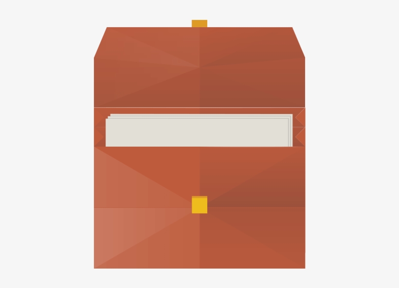 Custom Icon Briefcase Full - Wood, transparent png download