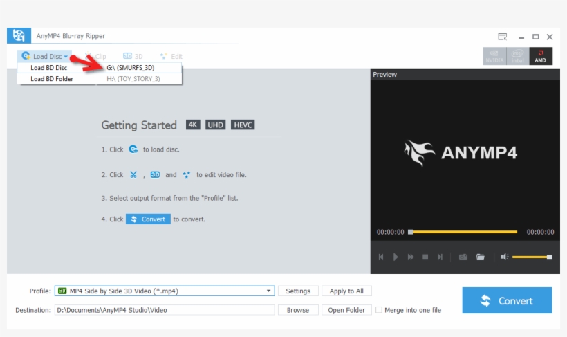Add Sbs 3d Bluray - Anymp4 Video Enhancement 7.2 12, transparent png download