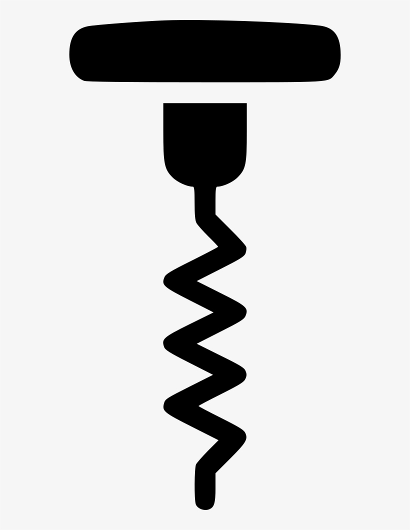 Cork Screw Opener Champagne Comments, transparent png download