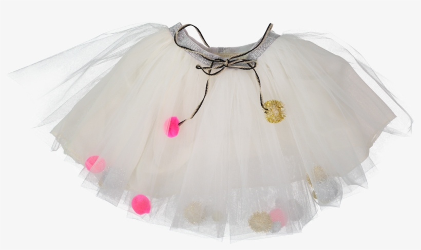 Ballerina Skirt Png - Atsuyo Et Akiko Tutu Les Pomspoms - Silver (sizes:, transparent png download