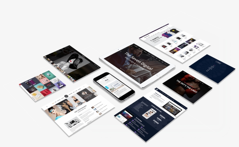 Art Landing The7 3 Opt - Web Design, transparent png download