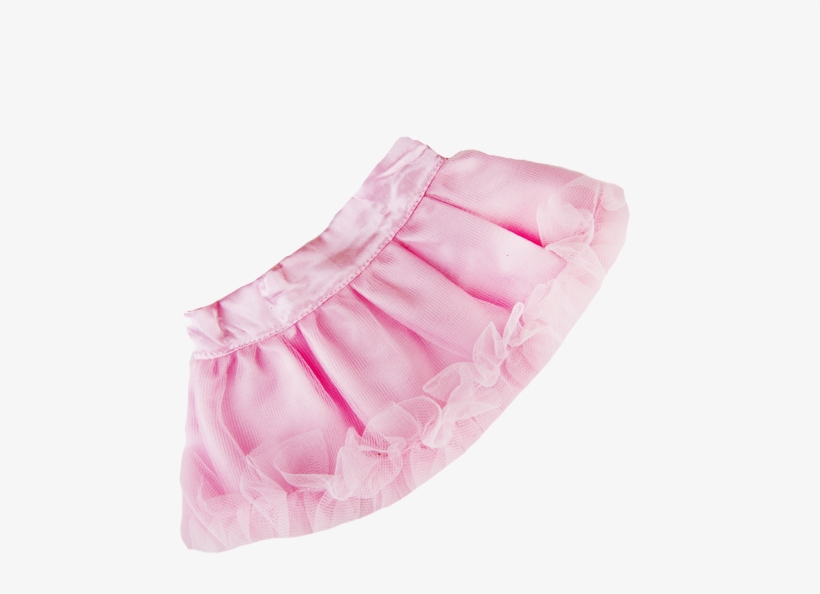 Pink Tutu Skirt - Stuffems Toy Shop Satin Tutu Fpink Skirt Teddy Bear, transparent png download