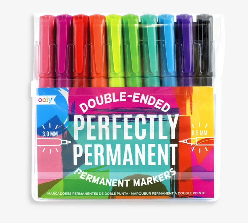Perfectly Permanent Double Ended Markers - Ooly Markers, transparent png download