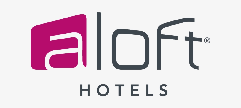 Alfcmyk 135343 Brand Logo Cmyk Dark Pink Dark Grey - Aloft Hotel Signage, transparent png download