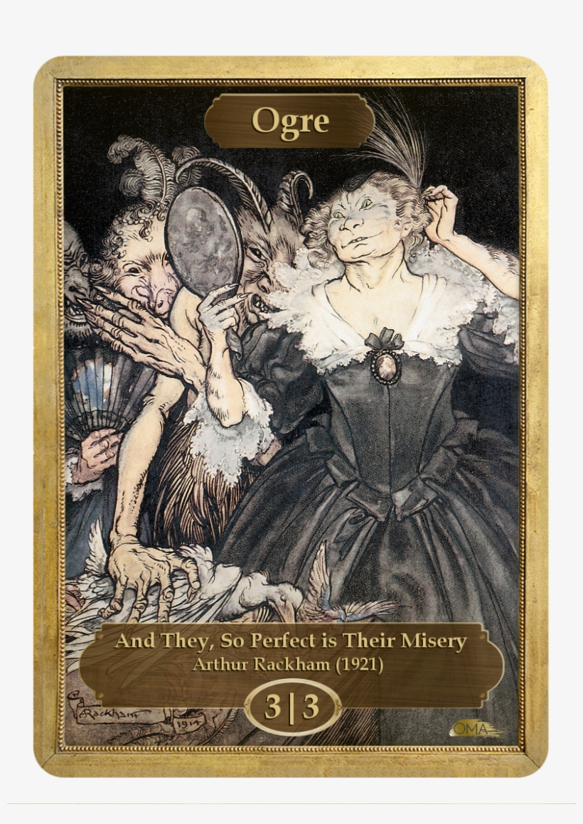 Ogre Token By Arthur Rackham - Giclee Painting: Rackham's Comus By John Milton:, transparent png download