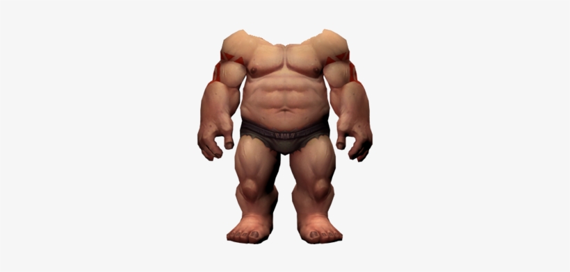 Ogre Head Ogre Body - Mok Nathal Allied Race, transparent png download