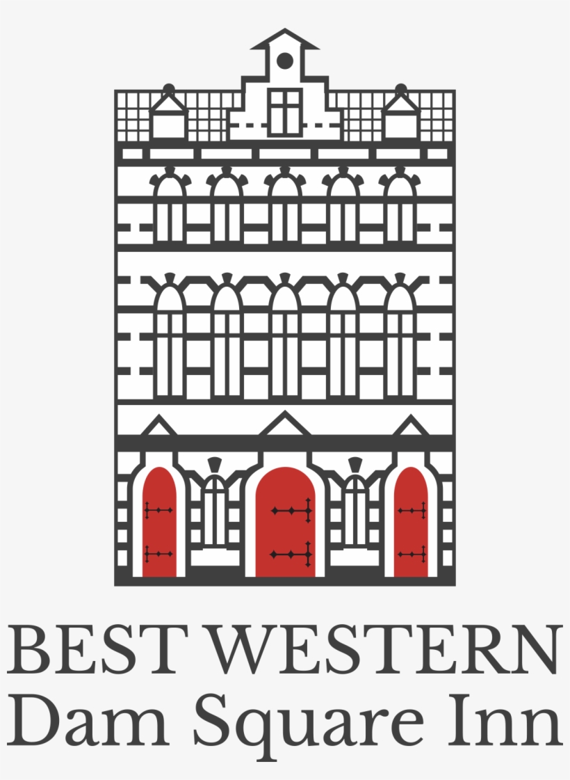 Best Western Dam Square Inn Amsterdam - Illustration, transparent png download