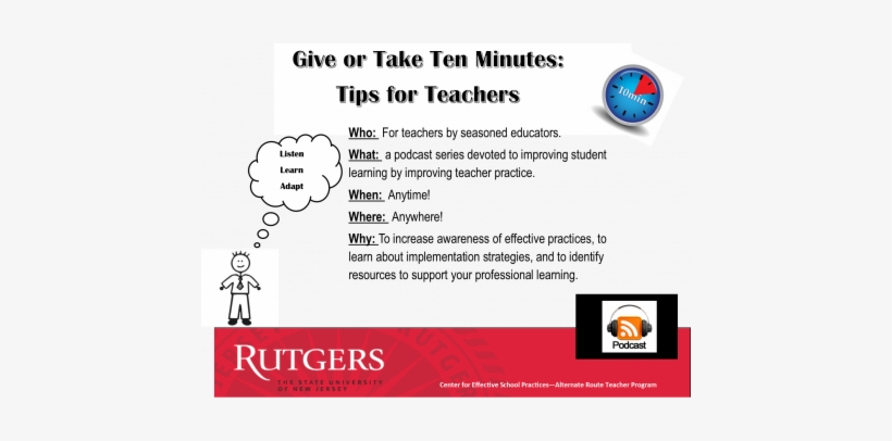 Flipping The Classroom - Rutgers, transparent png download