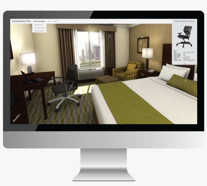 Asteriskos Design Cg Render Bestwestern Hotel Realistic - V-ray, transparent png download