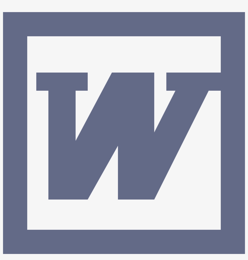 Microsoft Office Word Logo Png Transparent - Logo De Microsoft Office Word, transparent png download