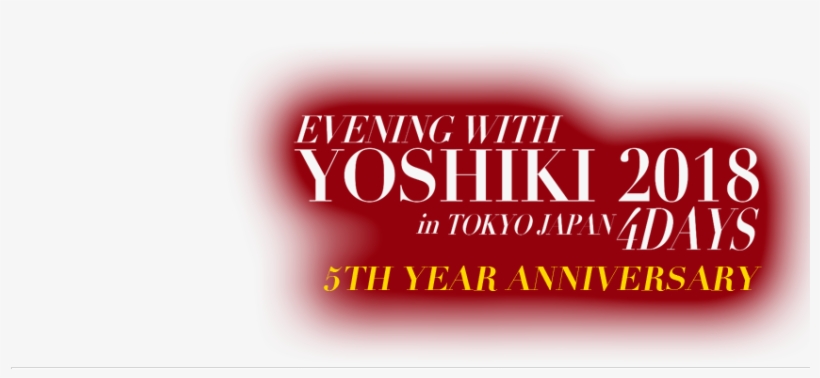 Tickets For Evening With Yoshiki - Instituto Tecnológico De Las Americas, transparent png download