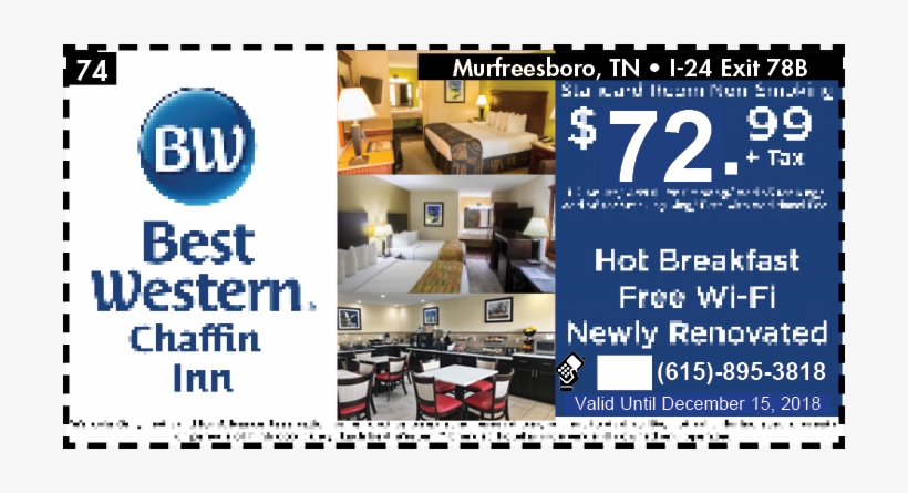Ftn Bw I 24x78b - Best Western, transparent png download