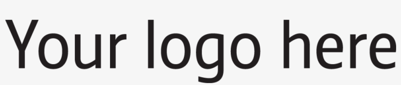 Your Logo Here Png 24 Interlaced Black - Graphics, transparent png download