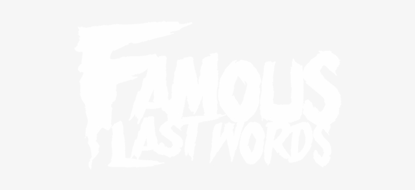 Drawing Bands Famous Last Word Jpg Library Library - Camisa De Famous Last Words, transparent png download