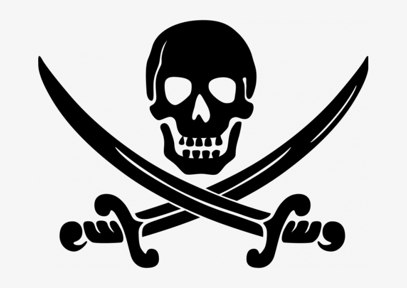 Vector Parrot Skull - Pirate Png, transparent png download