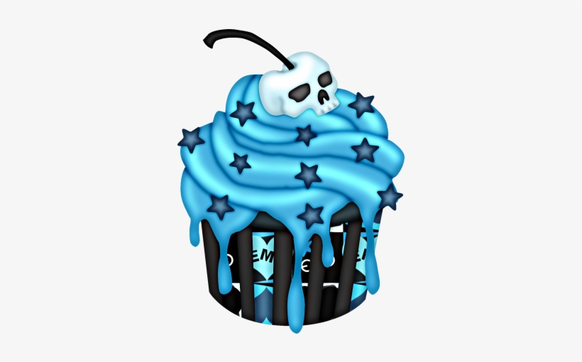 Cupcake 2 - Skull Cupcake Png, transparent png download