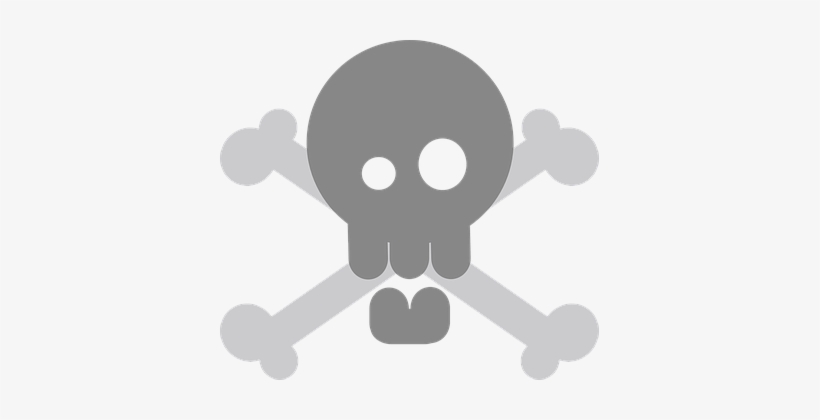 Pirate Crossbones Skull Death's Skull Fata - Skull And Crossbones Shot Glass, transparent png download