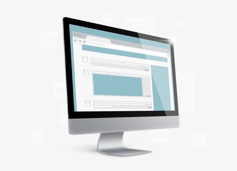 Talk To Media - Led-backlit Lcd Display, transparent png download