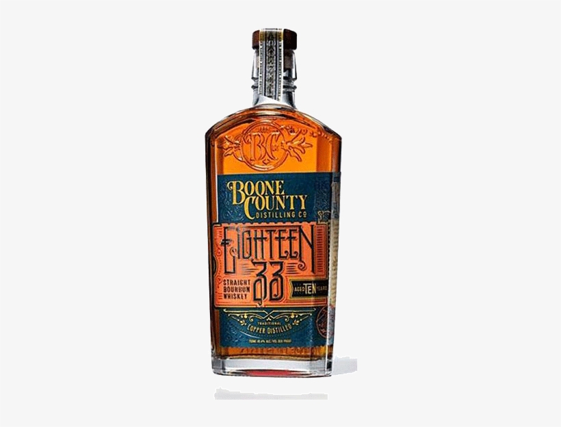 Boone County Eighteen 33 Bottle - Boone County Eighteen 33 12 Year, transparent png download